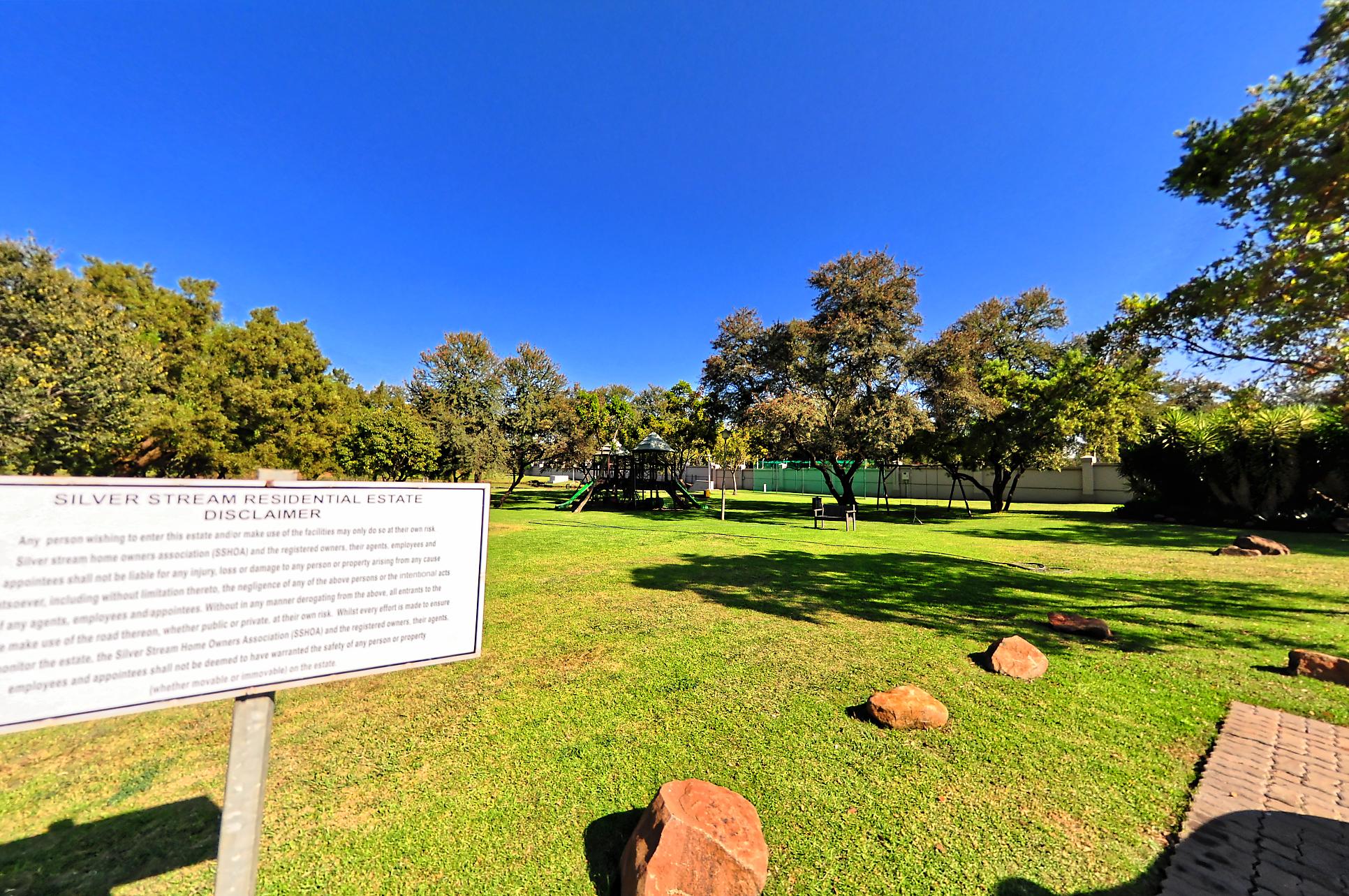 The breathtaking open space and lawn at the catch and release dam.